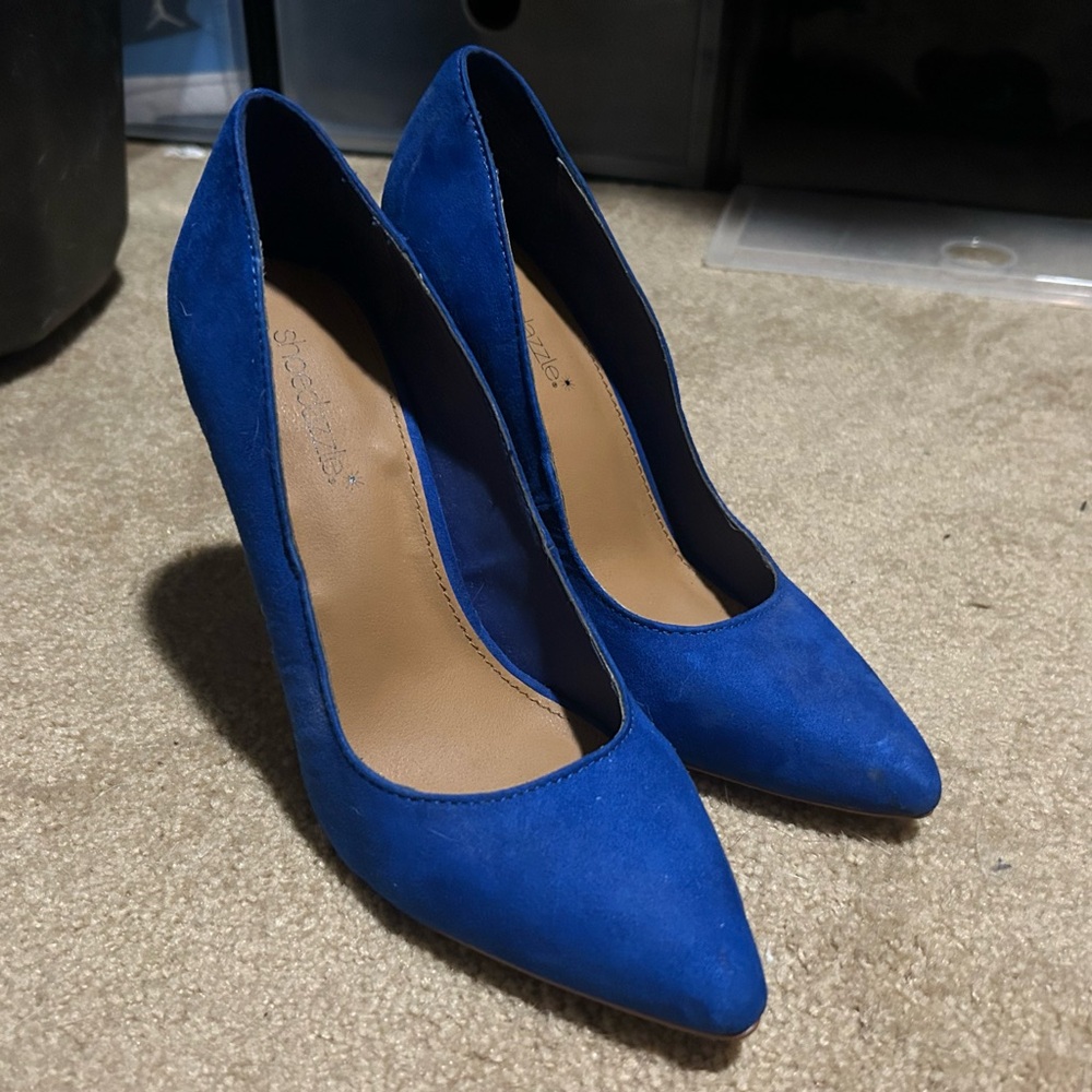 Blue high heels - Size 8